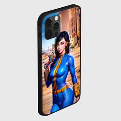 Чехол для iPhone 12 Pro Девушка из фалаута, цвет: 3D-черный — фото 2