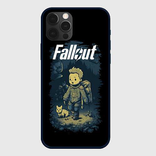 Чехол iPhone 12 Pro Fallout boy / 3D-Черный – фото 1