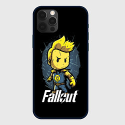 Чехол для iPhone 12 Pro Fallout boy, цвет: 3D-черный