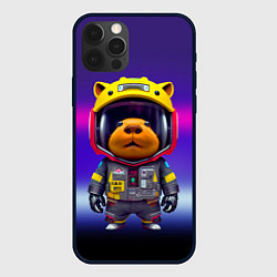Чехол для iPhone 12 Pro Baby capybara - cyberpunk, цвет: 3D-черный