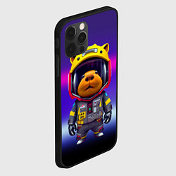 Чехол для iPhone 12 Pro Baby capybara - cyberpunk, цвет: 3D-черный — фото 2