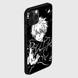 Чехол для iPhone 12 Pro Сатору Годжо - черно-белый, цвет: 3D-черный — фото 2