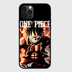 Чехол для iPhone 12 Pro Злой Луффи из One Piece, цвет: 3D-черный