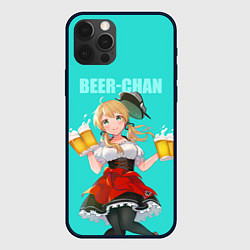 Чехол для iPhone 12 Pro Beer - chan, цвет: 3D-черный