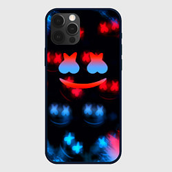 Чехол для iPhone 12 Pro Marshmello skibidi dob dob, цвет: 3D-черный