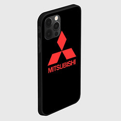 Чехол для iPhone 12 Pro Mitsubishi sportcar, цвет: 3D-черный — фото 2