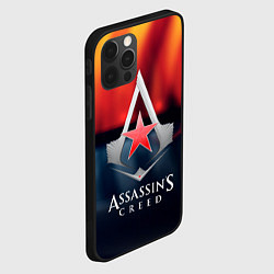 Чехол для iPhone 12 Pro Assassins Creed ussr, цвет: 3D-черный — фото 2