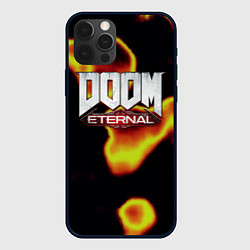 Чехол для iPhone 12 Pro Doom eternal mars, цвет: 3D-черный