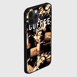 Чехол для iPhone 12 Pro Кофе моя любовь и страсть, цвет: 3D-черный — фото 2