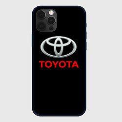 Чехол для iPhone 12 Pro Toyota sport car, цвет: 3D-черный