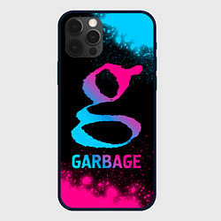 Чехол для iPhone 12 Pro Garbage - neon gradient, цвет: 3D-черный