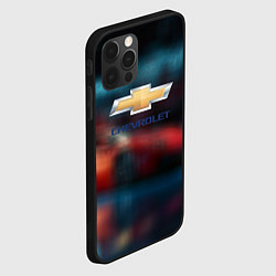 Чехол для iPhone 12 Pro Chevrolet sport, цвет: 3D-черный — фото 2