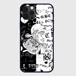 Чехол для iPhone 12 Pro Lil peep logo rap, цвет: 3D-черный