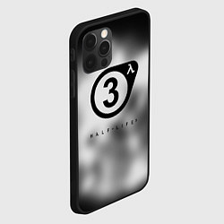 Чехол для iPhone 12 Pro Half life 3 black, цвет: 3D-черный — фото 2