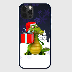 Чехол для iPhone 12 Pro Дракон с подарками, цвет: 3D-черный