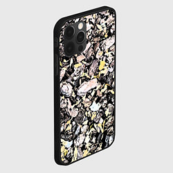 Чехол для iPhone 12 Pro Паттерн деревянная мульча, цвет: 3D-черный — фото 2
