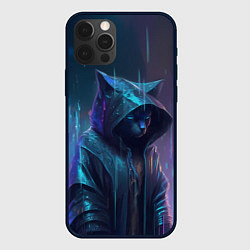Чехол для iPhone 12 Pro Дождь и ночь, цвет: 3D-черный