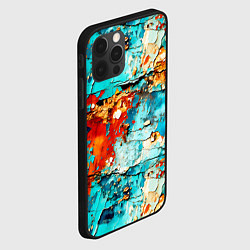 Чехол для iPhone 12 Pro Голубая ржавчина, цвет: 3D-черный — фото 2