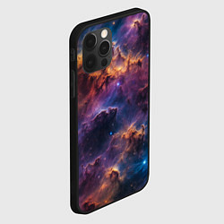 Чехол для iPhone 12 Pro Космическая туманность, цвет: 3D-черный — фото 2