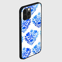 Чехол для iPhone 12 Pro Floral pattern - watercolor, цвет: 3D-черный — фото 2