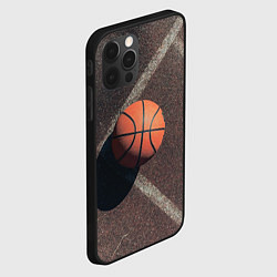 Чехол для iPhone 12 Pro Мяч баскетбольный, цвет: 3D-черный — фото 2