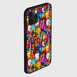 Чехол для iPhone 12 Pro Набор художника, цвет: 3D-черный — фото 2