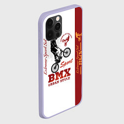 Чехол для iPhone 12 Pro BMX urban style, цвет: 3D-светло-сиреневый — фото 2