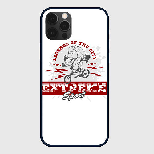 Чехол iPhone 12 Pro Extreme sport / 3D-Черный – фото 1