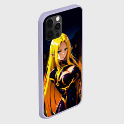 Чехол для iPhone 12 Pro Альфа - Сад теней, цвет: 3D-светло-сиреневый — фото 2