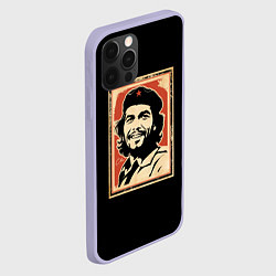 Чехол для iPhone 12 Pro Команданте Че Гевара, цвет: 3D-светло-сиреневый — фото 2