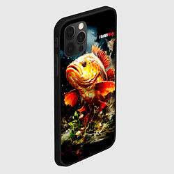 Чехол для iPhone 12 Pro Carp fisherman, цвет: 3D-черный — фото 2