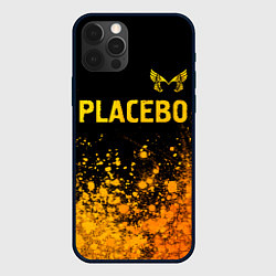 Чехол iPhone 12 Pro Placebo - gold gradient посередине