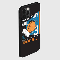 Чехол для iPhone 12 Pro Сыграем в мяч, цвет: 3D-черный — фото 2
