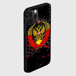 Чехол для iPhone 12 Pro Возрождение СССР, цвет: 3D-черный — фото 2