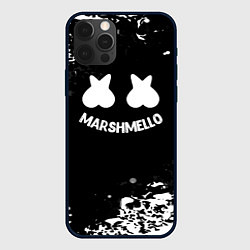 Чехол для iPhone 12 Pro Marshmello splash, цвет: 3D-черный