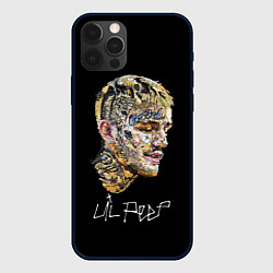 Чехол для iPhone 12 Pro Lil Peep mosaic rap, цвет: 3D-черный