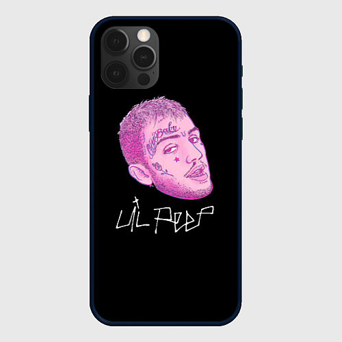 Чехол iPhone 12 Pro Lil Peep rip 21 / 3D-Черный – фото 1