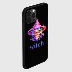 Чехол для iPhone 12 Pro Cartoon witch, цвет: 3D-черный — фото 2