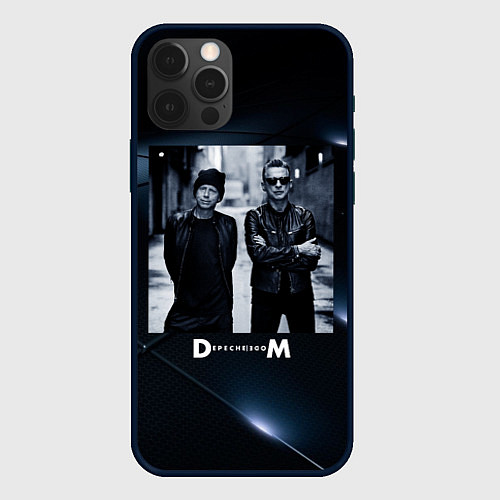 Чехол iPhone 12 Pro Depeche Mode - Мартин и Дэйв / 3D-Черный – фото 1