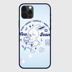 Чехол для iPhone 12 Pro Newjeans bunny, цвет: 3D-черный