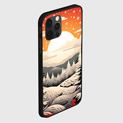 Чехол для iPhone 12 Pro Волшебство зимы и нового года, цвет: 3D-черный — фото 2