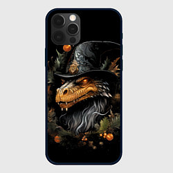 Чехол для iPhone 12 Pro Дракон царства снега и льда, цвет: 3D-черный