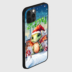 Чехол для iPhone 12 Pro Дракон снежнокрыл, цвет: 3D-черный — фото 2