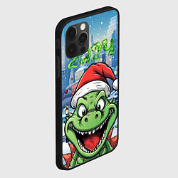 Чехол для iPhone 12 Pro Маленький дракон Грин, цвет: 3D-черный — фото 2