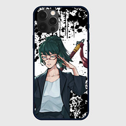 Чехол для iPhone 12 Pro Маки зенин из магической битвы - брызги, цвет: 3D-черный