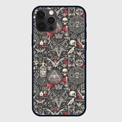 Чехол для iPhone 12 Pro Колдовство и чёрная магия, цвет: 3D-черный