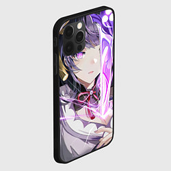 Чехол для iPhone 12 Pro Genshin Impact Raiden Baal, цвет: 3D-черный — фото 2