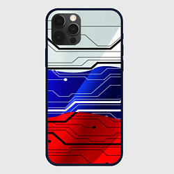 Чехол для iPhone 12 Pro Символика: русский хакер, цвет: 3D-черный