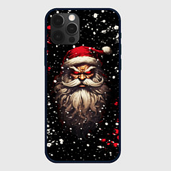 Чехол для iPhone 12 Pro Evil Santa Claus, цвет: 3D-черный