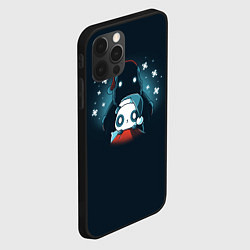 Чехол для iPhone 12 Pro Всевидящий санта, цвет: 3D-черный — фото 2